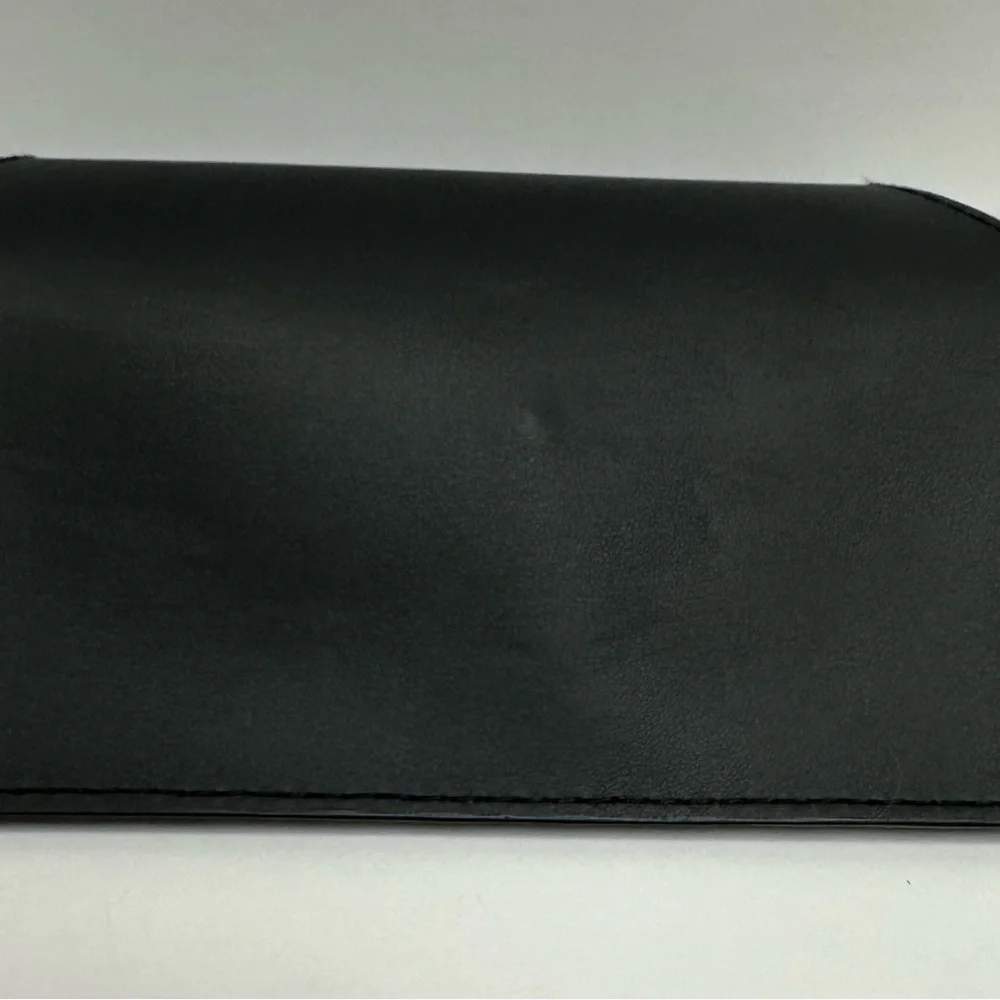 Dolce & Gabbana Black semi hard glass case and dust bag holder